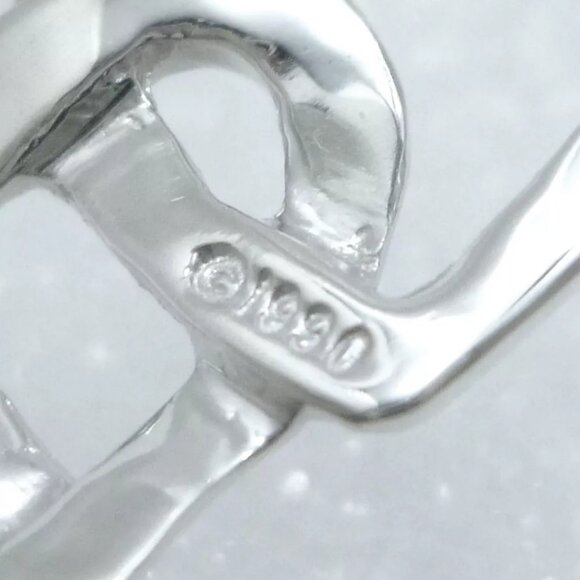 Authentic Tiffany & Co. Triple Heart Bangle Bracelet Sterling Silver - Picture 5 of 10